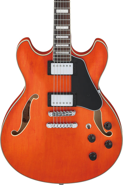 IBANEZ Artcore Hollow Body Guitar 6-String - Transparent Tangerine Flat