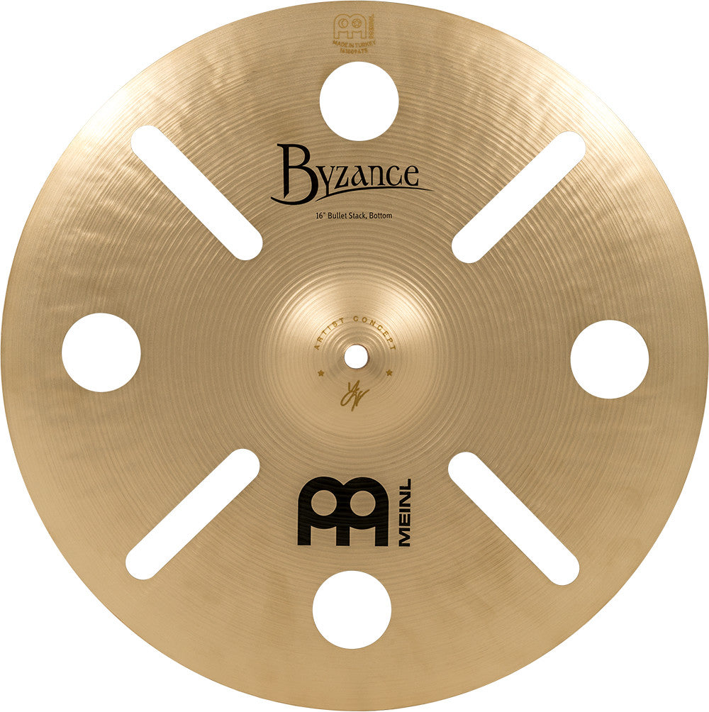 MEINL Cymbals Artist Concept Bullet Stack - Luke Holland - 12"/16"