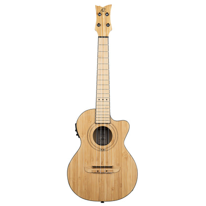 ORTEGA Bamboo Series Tenor Ukulele 4 String - Solid Bamboo Natural + Bag
