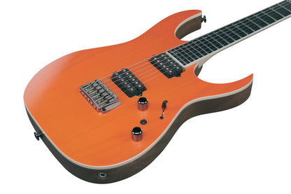 IBANEZ Prestige RGR E-Gitarre 6-String - Transparent Fluorescent Orange + Koffer
