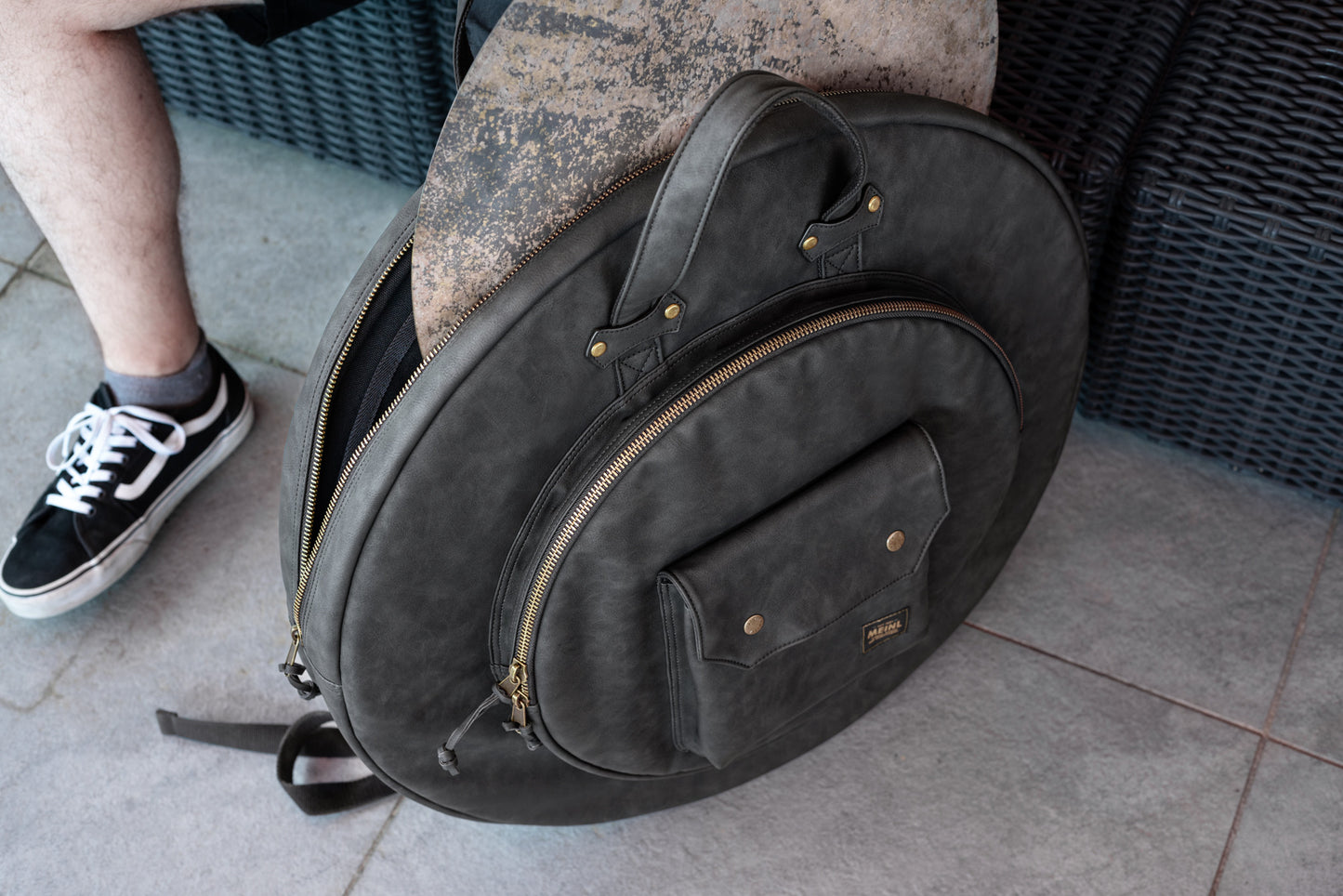 MEINL Cymbals Vintage Hyde Cymbal Bag 22" - Black