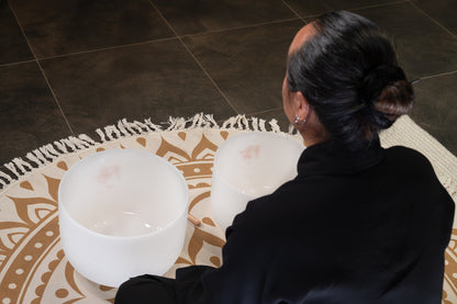 MEINL Sonic Energy 2-piece TCM Crystal Singing Bowl Yin & Yang Set
