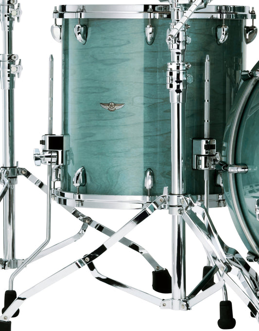TAMA STAR Walnut Floor Tom 18" x 16" - Smoky Blue Mist/Chrome HW