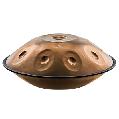 MEINL Sonic Energy Sensory Handpan, Stainless Steel, Bb2 Amara, 9 Notes, 432 Hz, Vintage copper, Engraved design