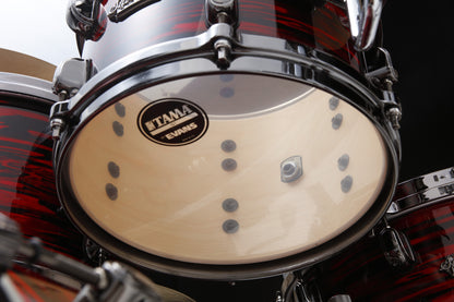 TAMA Starclassic Maple Duracover Wrap Shell Kit 4 teilig - Red Oyster/Black Nickel HW