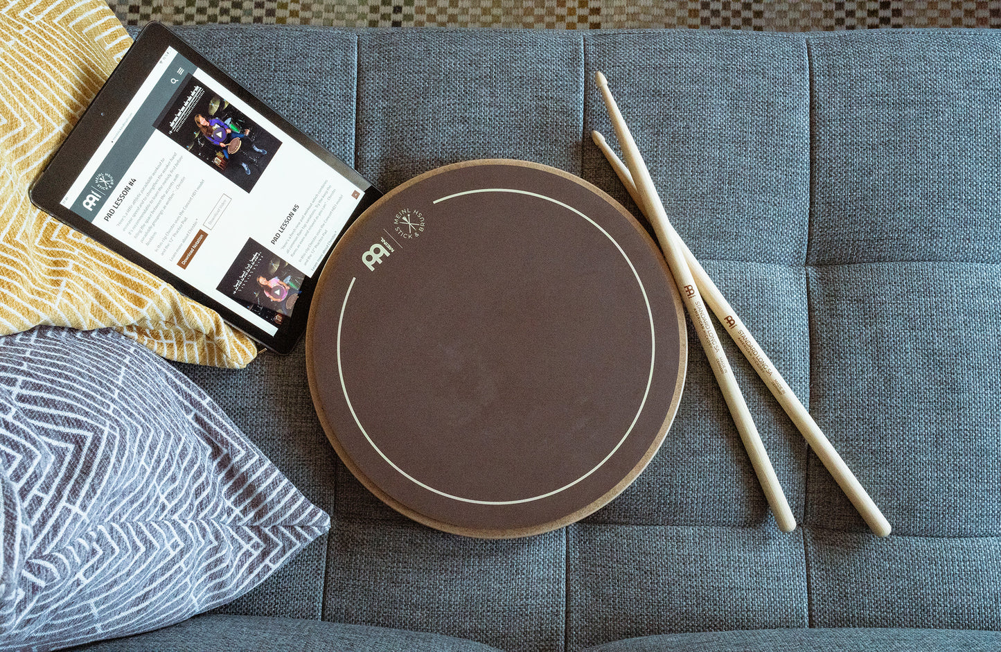 MEINL Stick & Brush - Practice Pad 12"