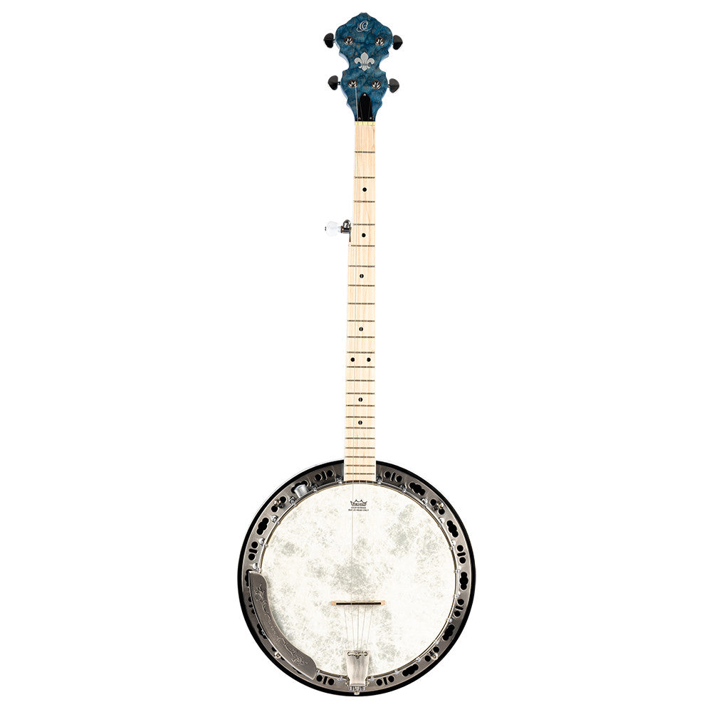 ORTEGA Falcon Series Banjo 5 String - Maple Blue + Bag