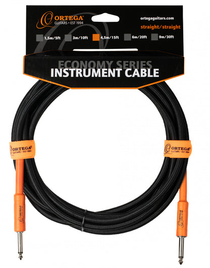 ORTEGA Economy Series Instrument Cable - 4,5 m / 15 ft