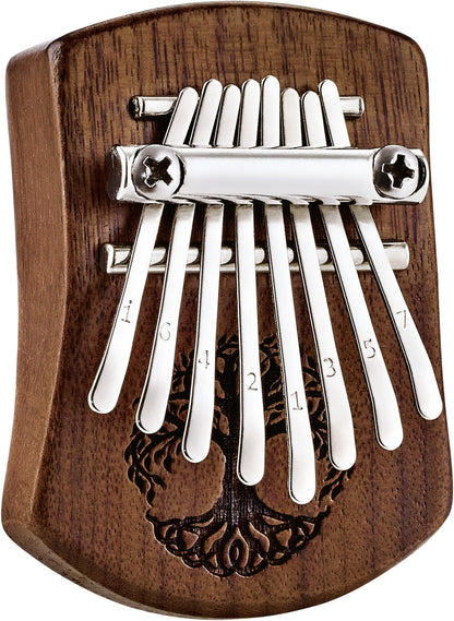 Meinl Sonic Energy Solid "Tree of Life" Mini Kalimba - 8 Töne / Schwarzes Walnussholz