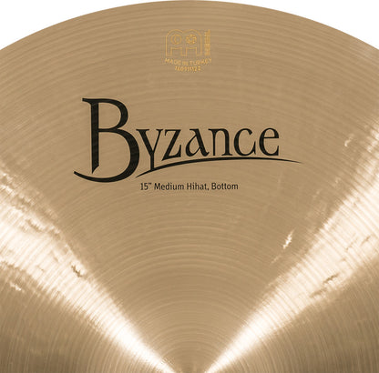 MEINL Cymbals Byzance Traditional Medium Hihat - 15"
