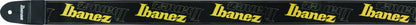 IBANEZ Design Strap - Black/Yellow Logos