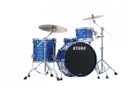 TAMA Starclassic Walnut/Birch Lacquer Shell Kit 3 teilig - Lacquer Ocean Blue Ripple/Chrom HW