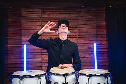 MEINL Percussion Artist Series Roberto Serrano Conga 11 3/4" /REMO® Fiberskyn Heads - Pearl White