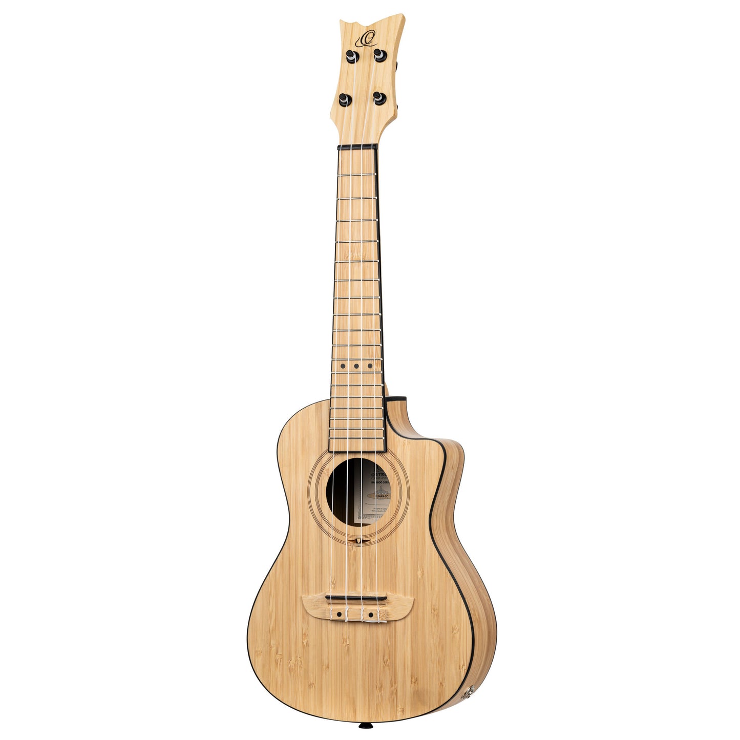 ORTEGA Bamboo Series Concert Ukulele 4 String - Solid Bamboo Natural + Bag