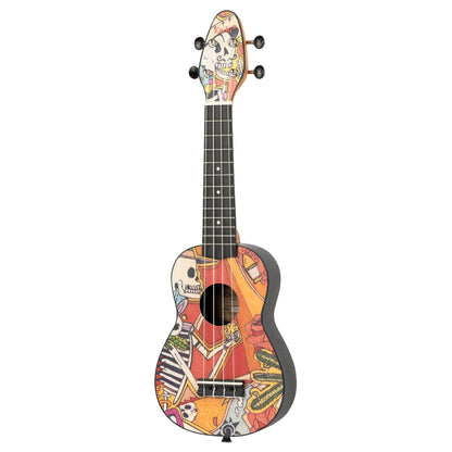 KEIKI K2 Serie Sopran Ukulele Set - Agathis / El Muerto"