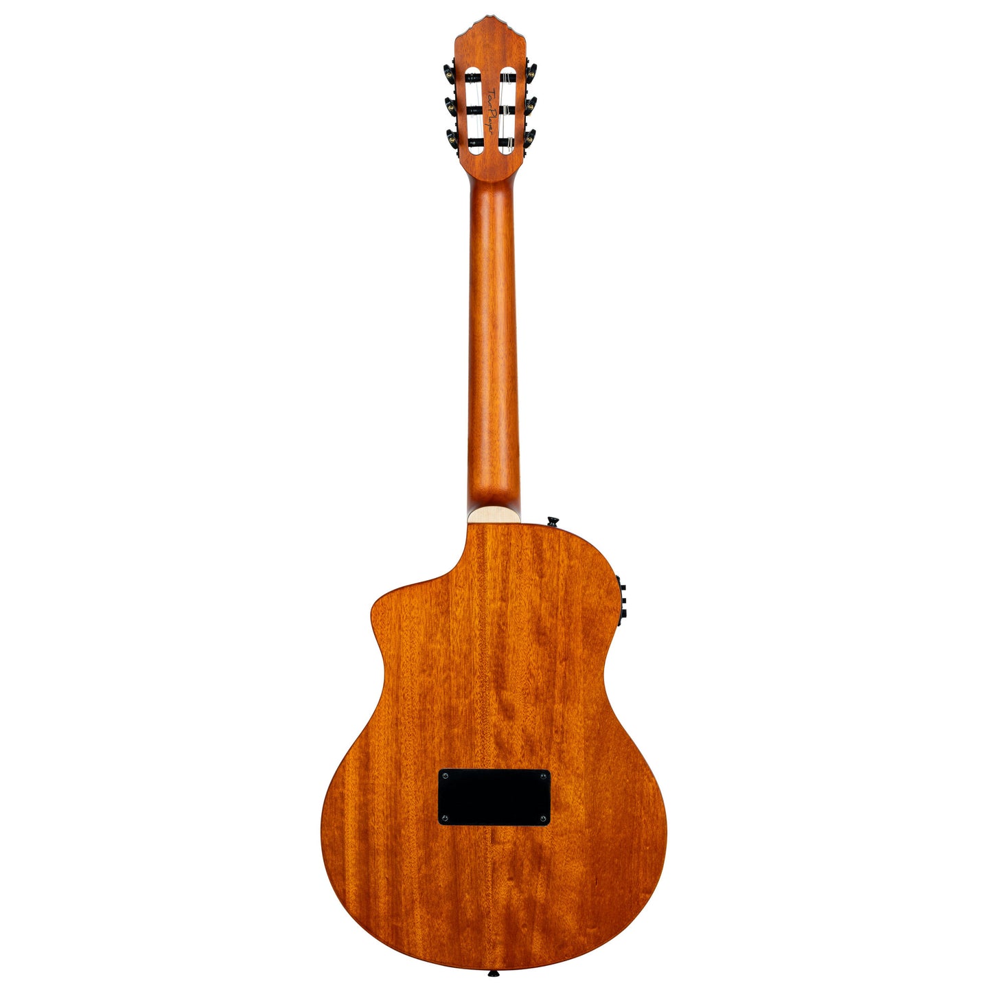 ORTEGA TourPlayer DeLuxe Nylon String Guitar 6-String - Flamed Maple Blue + Gig Bag