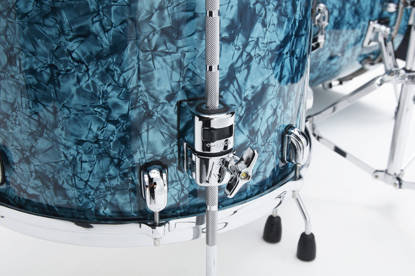 TAMA Starclassic Walnut/Birch Duracover Wrap Shell Kit 5 teilig - Turquoise Pearl/Chrom HW