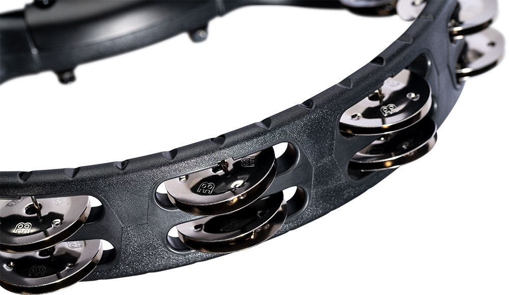 MEINL Percussion Headliner® Series Mountable Molded ABS Tambourine - Black