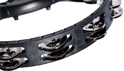 MEINL Percussion Headliner® Series Mountable Molded ABS Tambourine - Black