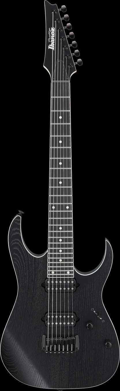 IBANEZ Prestige RGR Electric Guitar 7-String - Weathered Black + Case