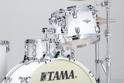TAMA Starclassic Maple Lacquer Rack Tom 10" x 8" - Piano White/Chrom HW