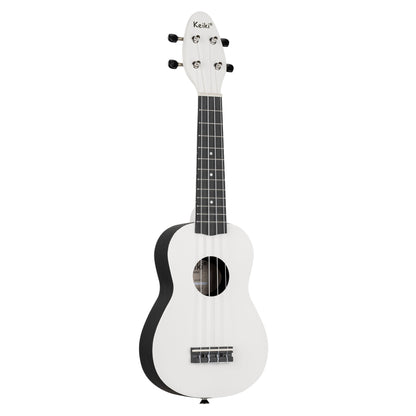 KEIKI K2 Serie Sopran Ukulele Set - Agathis / ABS Silent Clouds