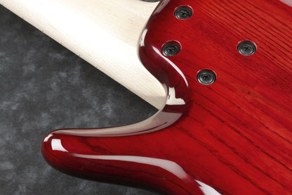 IBANEZ Adam Nitti Signature Electric Bass 5-String - Transparent Wine Red Burst + Premium Softcase
