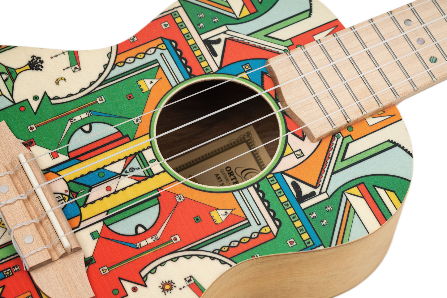 ORTEGA Art Serie Konzert Ukulele 4 String - Spruce / Catalpa Himalaya