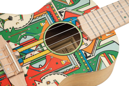 ORTEGA Art Serie Konzert Ukulele 4 String - Spruce / Catalpa Himalaya