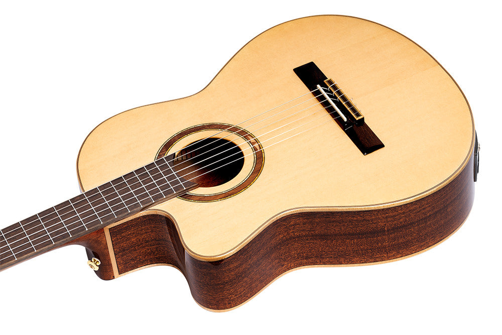 ORTEGA Performer Series 4/4 Konzertgitarre 6-String Lefty - Natural + Gigbag