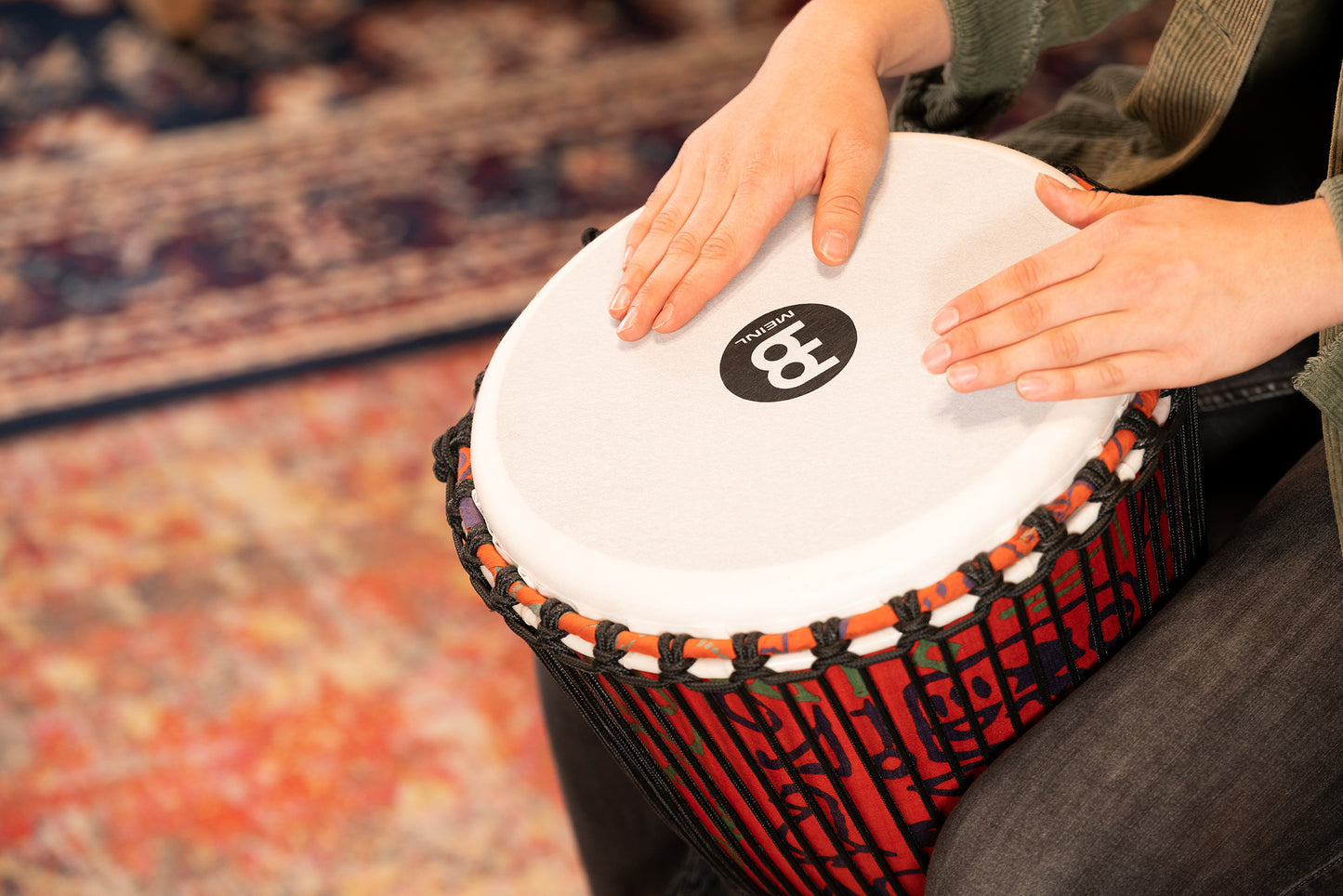 MEINL Percussion Travel Series African Djembe 12" - Pharaoh's Script