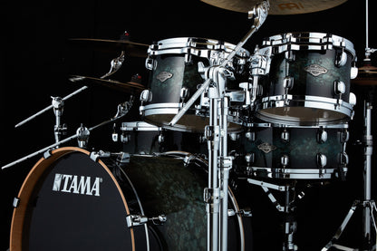 TAMA Starclassic Performer Shell Kit 5 pcs - Molten Steel Blue Burst/Chrome HW