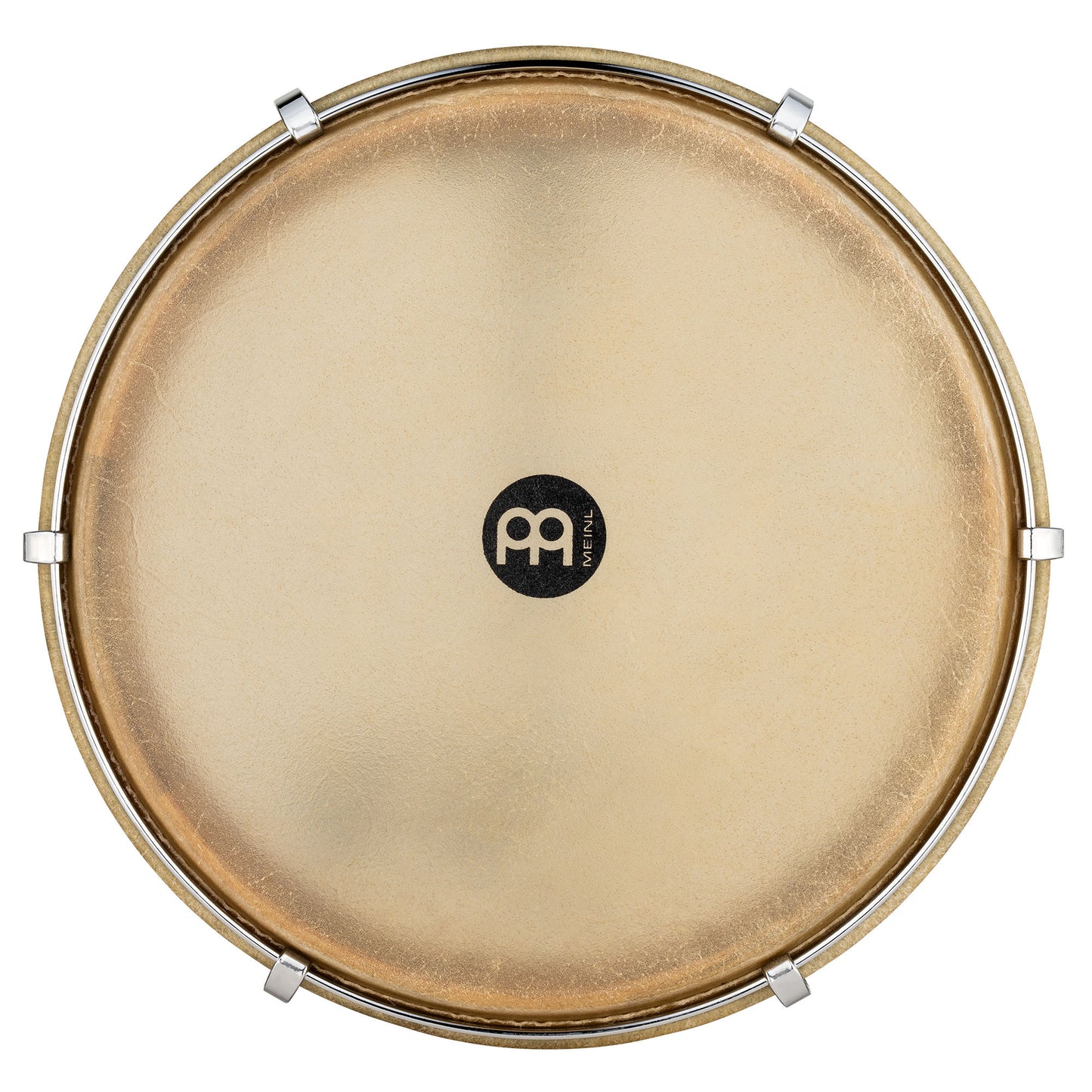 MEINL Percussion Pandero de Plena 12" Punteador, Chrome Hardware