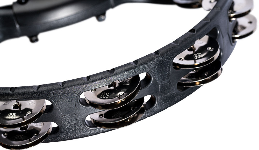 MEINL Percussion Headliner® Series Mountable Molded ABS Tambourine - Black