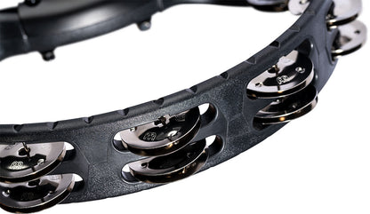 MEINL Percussion Headliner® Series Mountable Molded ABS Tambourine - Black