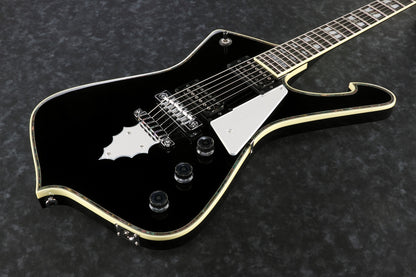 IBANEZ Paul Stanley "KISS" Signature Electric Guitar 6-String - Black + Case
