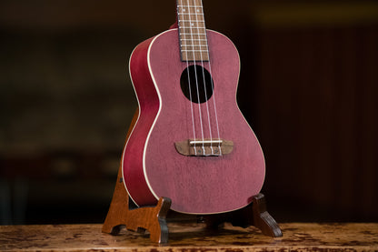 ORTEGA Earth Series Concert Ukulele 4 String - Raspberry Red