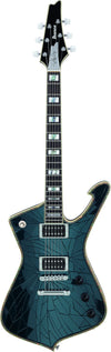 IBANEZ Paul Stanley "KISS" Signature E-Gitarre 6-String "Black Cracked Mirror" + Koffer
