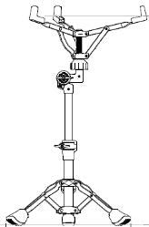 TAMA Roadpro Concert Snare Stand Extended Height for Standing Performance