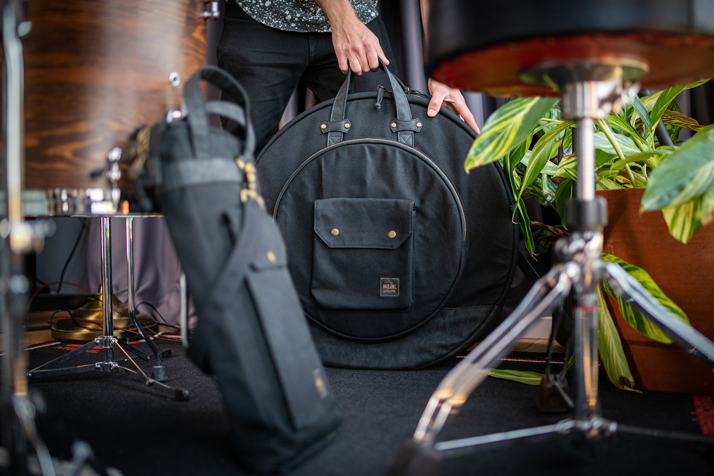 MEINL Cymbals Canvas Collection Cymbal Bag 22" - Classic Black