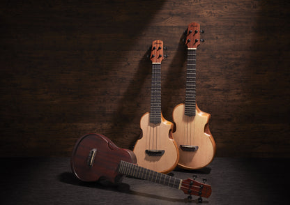 IBANEZ AU Tenor Ukulele - Open Pore Natural + Gig Bag