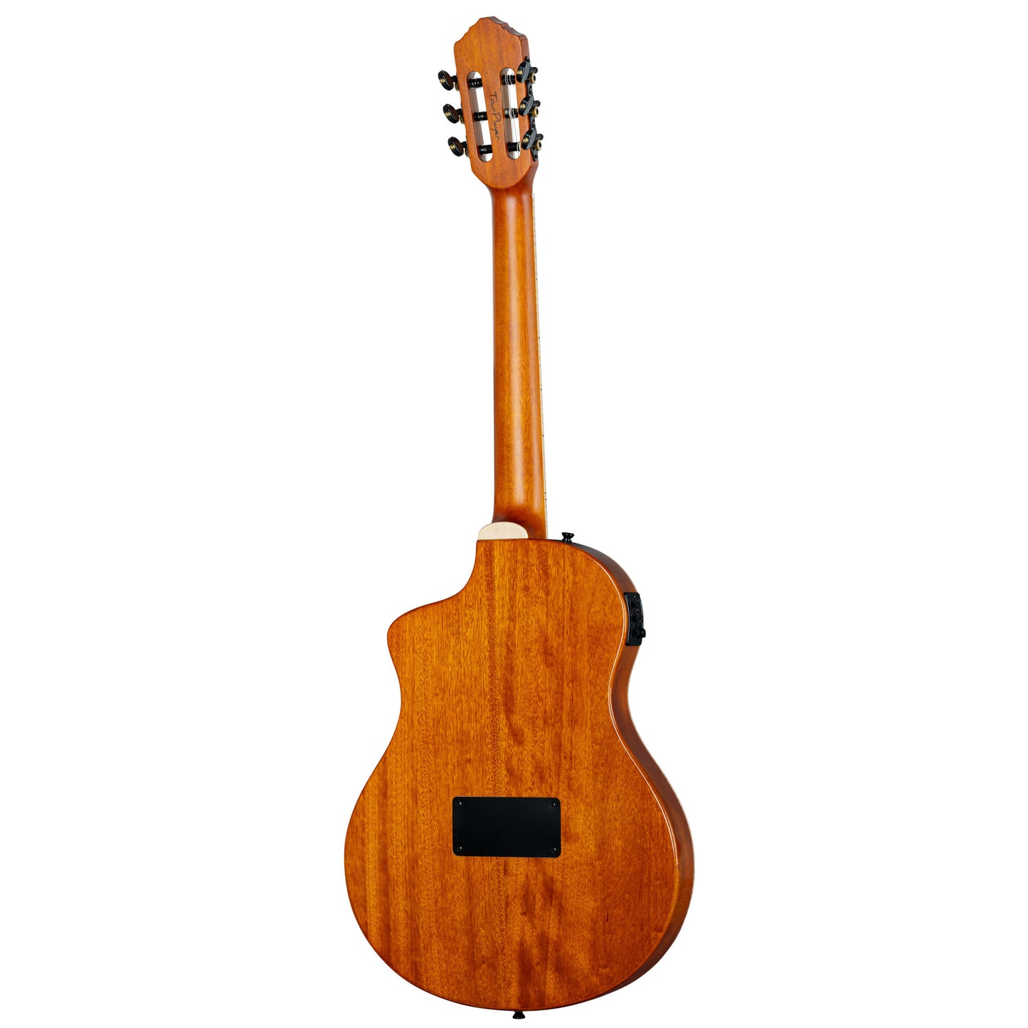 ORTEGA TourPlayer DeLuxe Nylon String Guitar 6-String - Flamed Maple Blue + Gig Bag