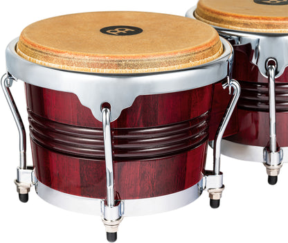 MEINL Percussion Marathon Exclusive Serie Bongo 6 3/4" Macho & 8" Hembra - Wine Red
