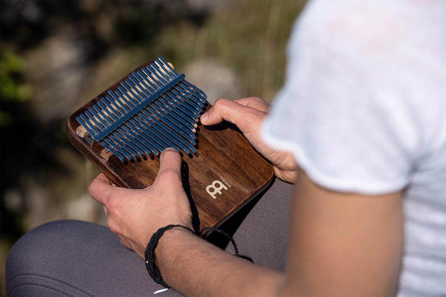 Meinl Sonic Energy Solid Kalimba, 21 Töne, schwarze Walnuss