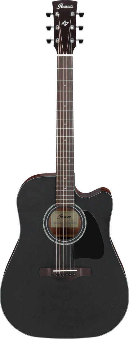 IBANEZ Artwood AW Acoustic Guitar 6-String - Weathered Black Open Pore