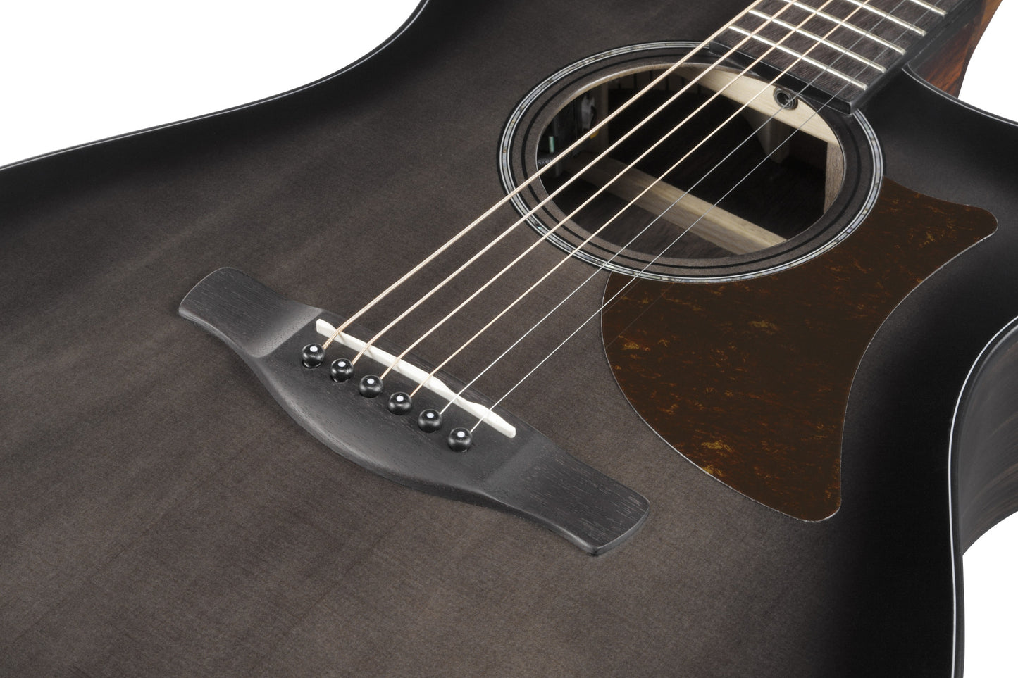 IBANEZ Advanced Acoustic AAM Acoustic Guitar 6-String - Transparent Charcoal Burst