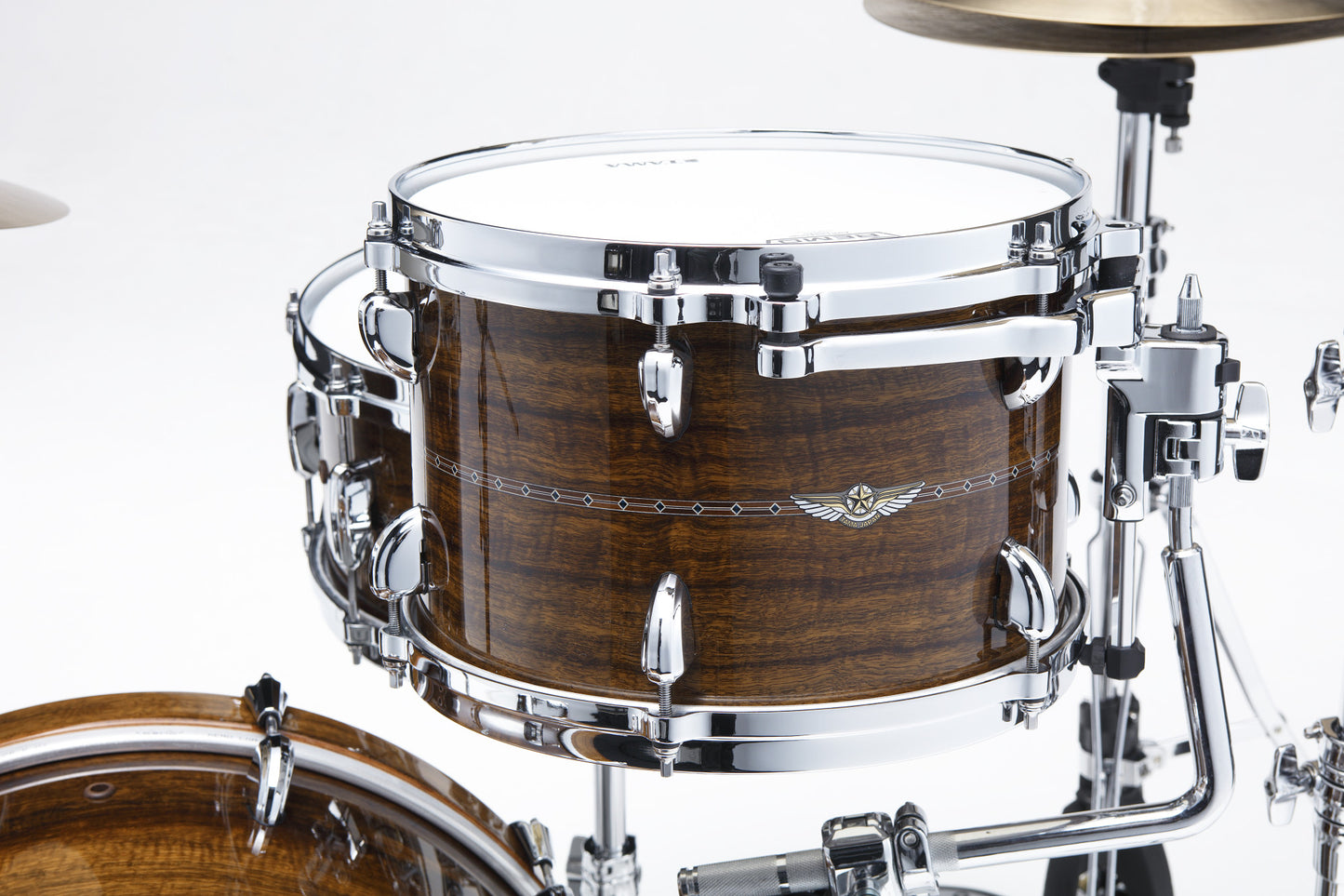 TAMA STAR Bubinga Shell Kit 3 teilig - Natural Indian Laurel/Chrom HW