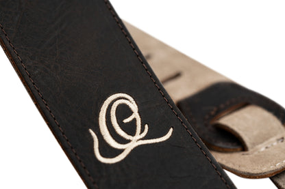ORTEGA Wildledergitarrengurt - Patina Bronze