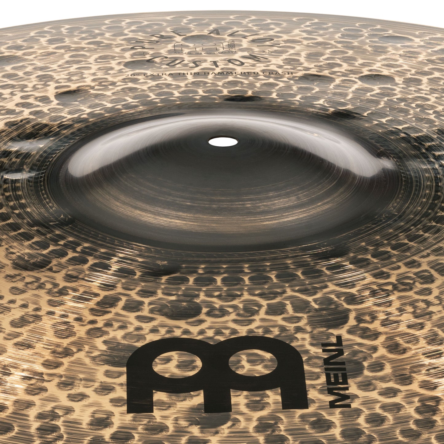 MEINL Cymbals Pure Alloy Custom Extra Thin Hammered Crash - 20"