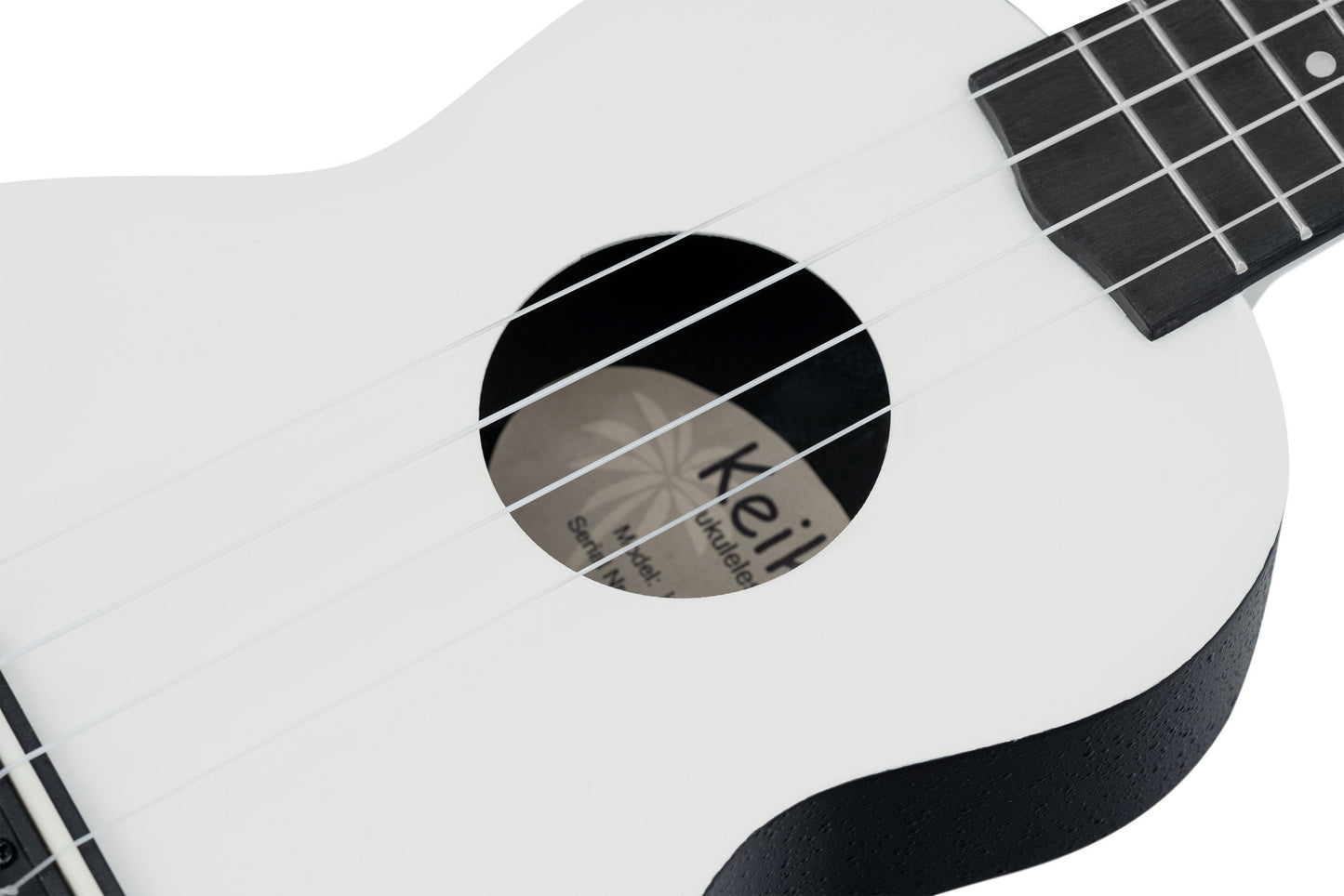 KEIKI K2 Serie Sopran Ukulele Set - Agathis / ABS Silent Clouds